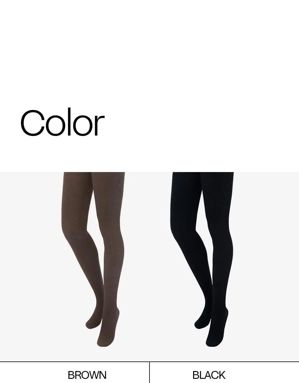 [류혜영 PICK] 마른파이브 넉넉 니트 모달면 스타킹 5colors (블랙/브라운/차콜/그레이/라이트그레이) 상세페이지 60